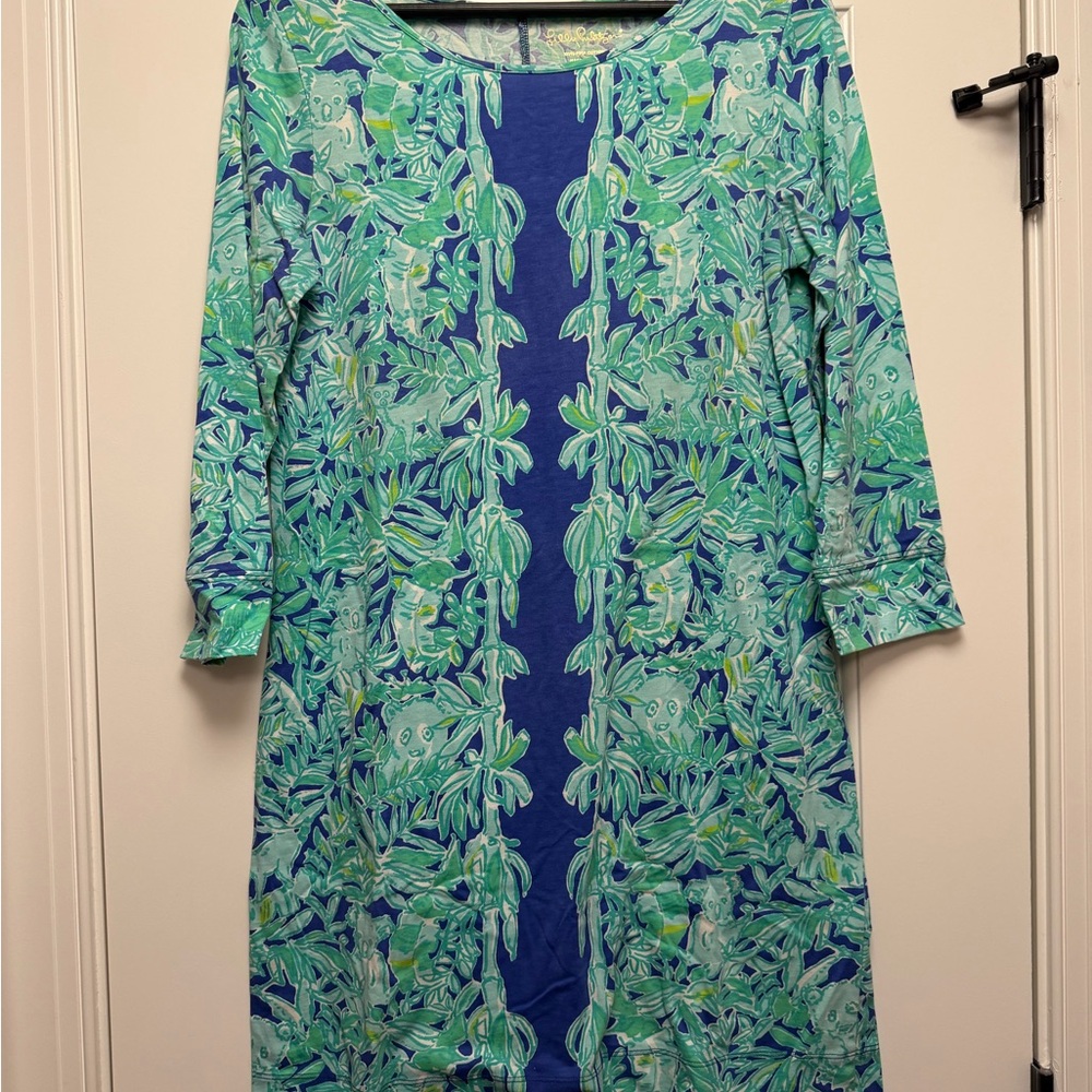 Lilly Pulitzer Koala Green and Blue Dress